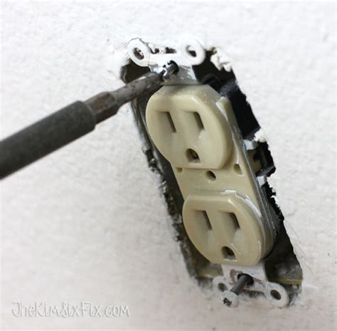 removing electrical outlets from floors